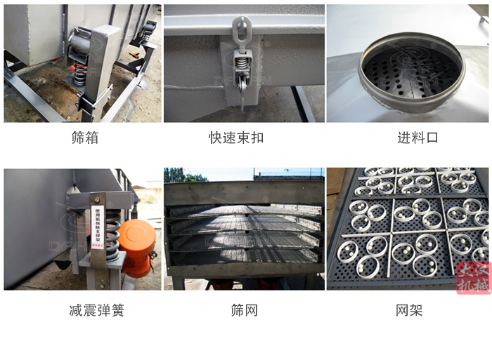 525方形振動(dòng)篩細節