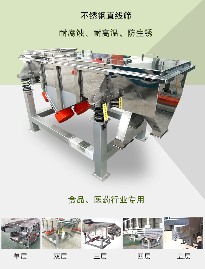 不銹鋼直線(xiàn)篩介紹